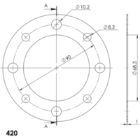 Edge-Disc Supersprox 420/37t red ACD21437RED