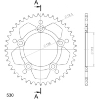 Alu-Rear Sprocket / Chain Wheel Supersprox 530/43t black 11508AK43