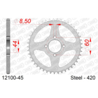 Alu Chain Wheel - Rear Sprocket AFAM 520 - 41t Gun Metal 1161841