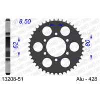 Steel Chain Wheel - Rear Sprocket AFAM 525 - 41t BLACK 1281541