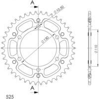 Stealth-Rear Sprocket / Chain Wheel Supersprox 525/41t gold 12810S41