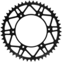 SLK Steel Chain Wheel - Rear Sprocket AFAM 520 - 51t BLACK 14206SLK+51