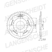 Stahl-Kettenrad Esjot 428 - 49Z