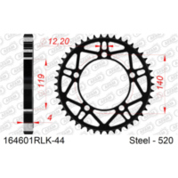 Steel Chain Wheel - Rear Sprocket AFAM 428 - 50t SILVER 1620350