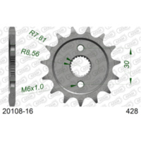 Alu Chain Wheel - Rear Sprocket AFAM 520 - 49t Gun Metal 1760649