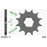 Alu-Kettenrad AFAM 525 - 44Z Gun Metal 1761044