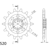 Ritzel Supersprox 520/12Z 20428-12