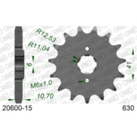 Front Sprocket AFAM 530 - 15t 2050415