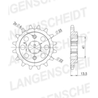 Ritzel Supersprox 525/14Z 20506-14