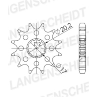 Front Sprocket Supersprox 428/12t