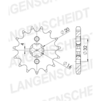 Front Sprocket Supersprox 428/13t 21425-13