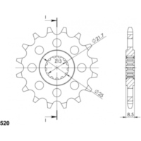 Front Sprocket Supersprox 520/18t