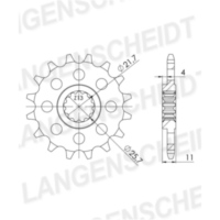 Ritzel Supersprox 520/17Z 21603-17