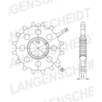 Front Sprocket Supersprox 525/17t 21609-17