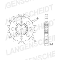 Front Sprocket Supersprox 530/14t 21801-14