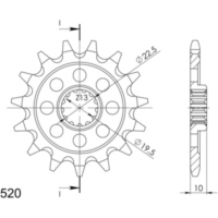 Front Sprocket Supersprox 520/11t 22303-11