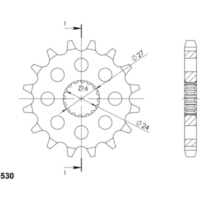 Front Sprocket 530/17t