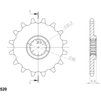 Ritzel Supersprox 520/15Z 24503-15