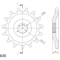 Front Sprocket 630/15t