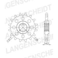 Front Sprocket Supersprox 525/15t 24602-15