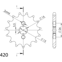 Ritzel 420/15Z