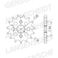 Front Sprocket Supersprox 428/16t 28200-16