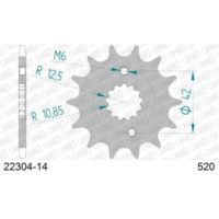 Front Sprocket AFAM 428 - 14t 2210214