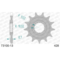 Front Sprocket AFAM 428 - 13t 7310013