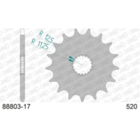 Front Sprocket AFAM 520 - 17t 8880317