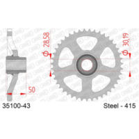 Front Sprocket AFAM 420 - 14t 3010014