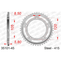 Front Sprocket AFAM 420 - 16t 3010016