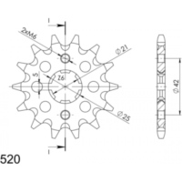 Ritzel Supersprox 520/11Z 30300-11