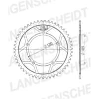 Stahl-Kettenrad Supersprox 415/51Z schwarz