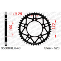 Stahl-Kettenrad AFAM 520 - 40Z Silber 3520640