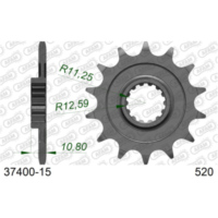 Stahl-Kettenrad AFAM 525 - 42Z Schwarz 3580742