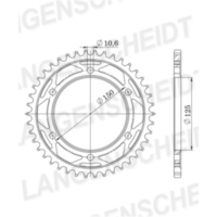 Alu-Kettenrad Esjot 525 - 44Z silber 45501-44