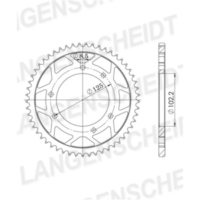 Steel-Rear Sprocket / Chain Wheel Supersprox 420/45t black 47104-45