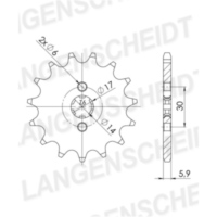 Front Sprocket Supersprox 420/11t 49101-11