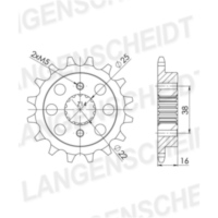 Front Sprocket Supersprox 520/13t 52604-13