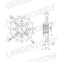 Ritzel Supersprox 525/16Z 52615-16