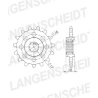 Front Sprocket Esjot 420 - 12t