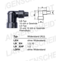 Spark plug connector NGK LB10EHF