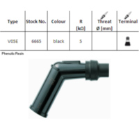 Spark plug connector NGK V05E