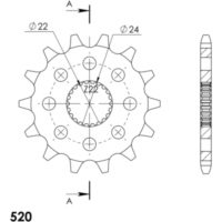 Ritzel 520/14Z 61201A14