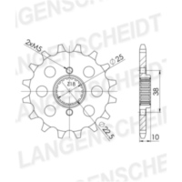 Ritzel Supersprox 520/15Z 64501-15