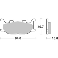 Brake Pads / Shoes - SCOOTER - SBS 128HS