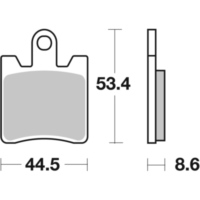 Brake Pads / Shoes - SCOOTER - SBS 146HS