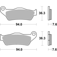 Brake Pads / Shoes - SCOOTER - SBS 151HS