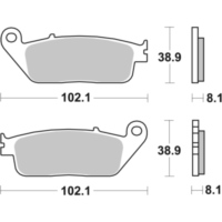 Brake Pads / Shoes - SCOOTER - SBS 183HS