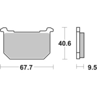 Brake Pads / Shoes SBS 540LF